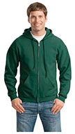 Gildan 8 oz zipper hooded sweatshirt