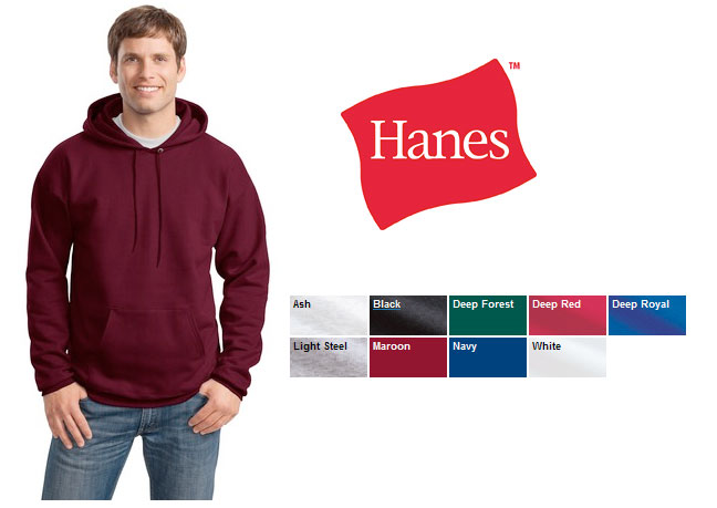 Hanes Hooded pullover colors