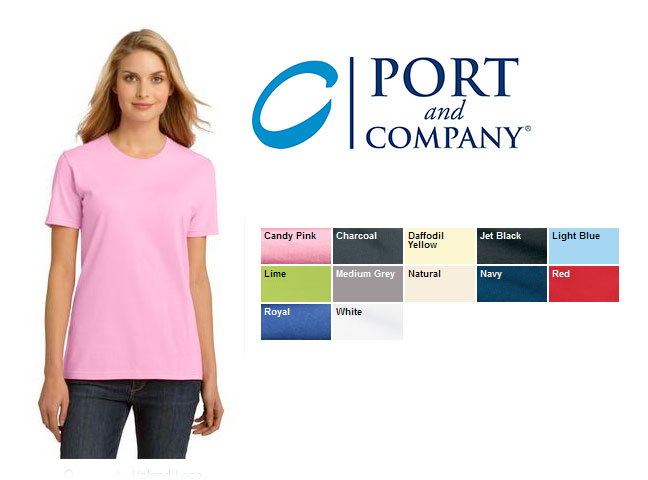 Port & Company�� Ladies Essential 100% Organic Ring Spun Cotton T-Shirt