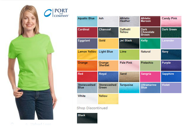 Port and co Ladies 6.1oz T